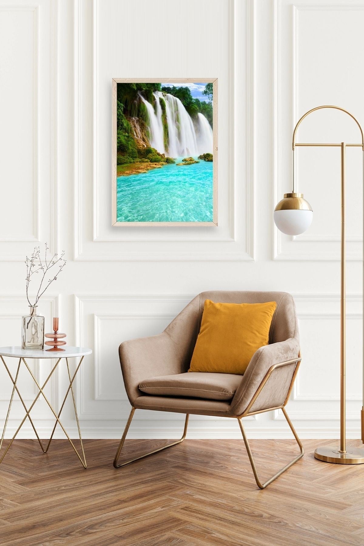 Manzara Doğa Ahşap Çerçeveli Tablo 17 x 23