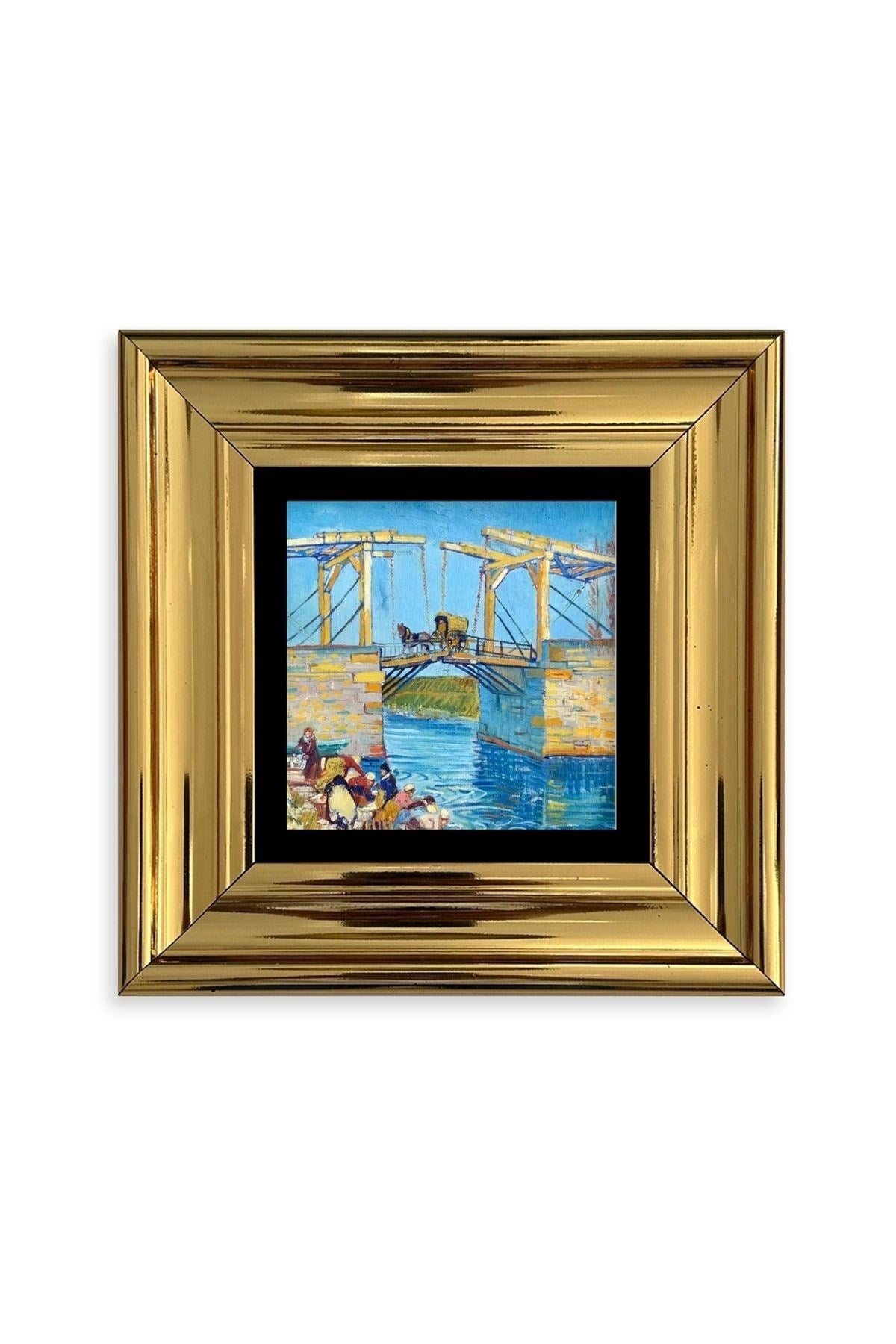 Köprü Çerçeveli Taş Tablo 20 cm