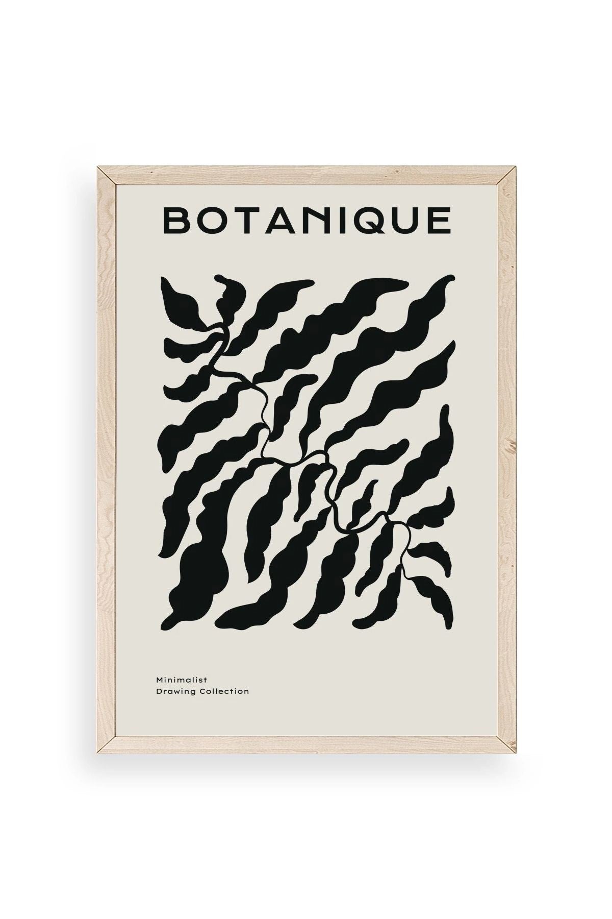 Soyut Ahşap Çerçeveli Tablo 17 x 23