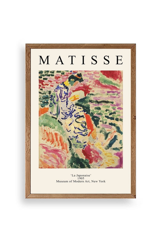 Henri Matisse Ahşap Çerçeveli Tablo 23 x 30
