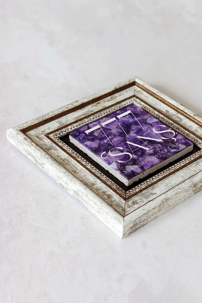 777 Şans Taş Tablo , Çerçeveli Taş Duvar Dekoru-ENKCRCVTBL-00207 20 cm