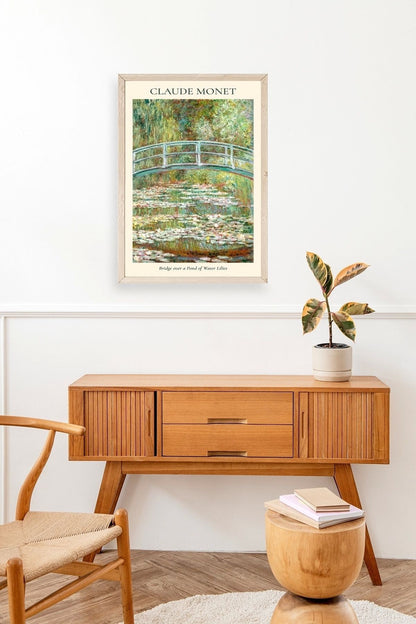 Claude Monet Ahşap Çerçeveli Tablo 30 x 42