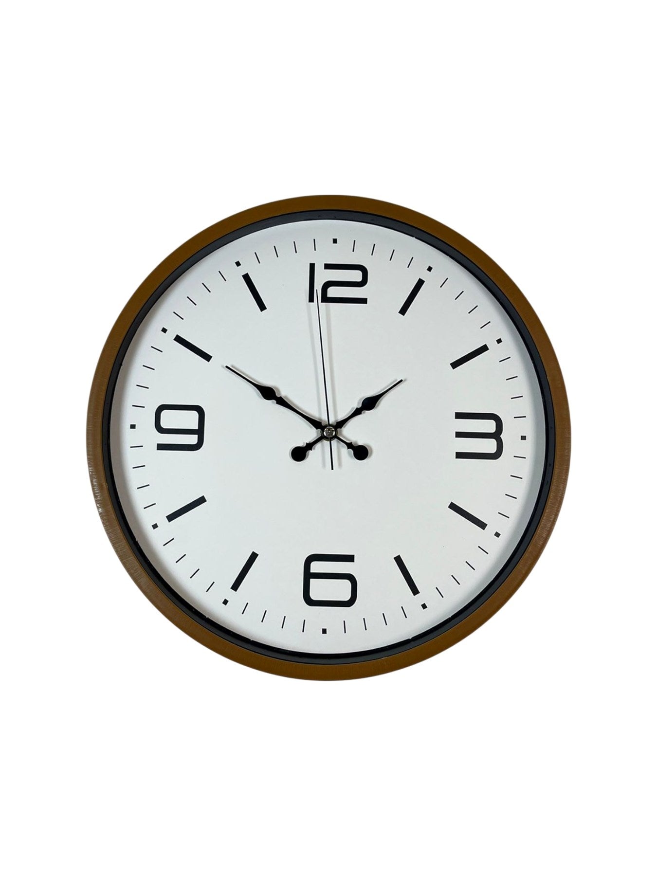 Zentime 36 Cm Kahverengi Dekoratif Duvar Saati