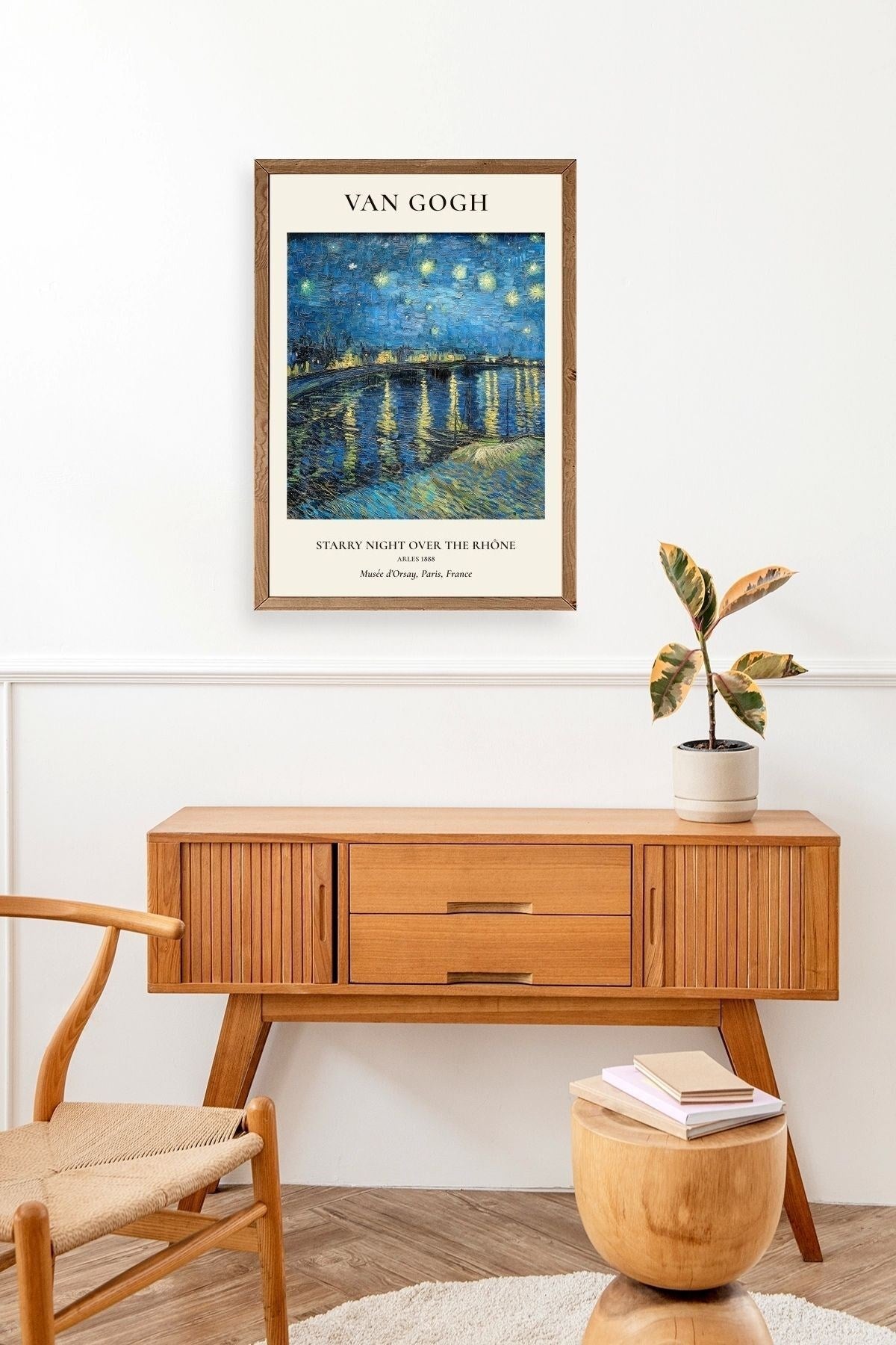 Van Gogh Ahşap Çerçeveli Tablo 50 x 70