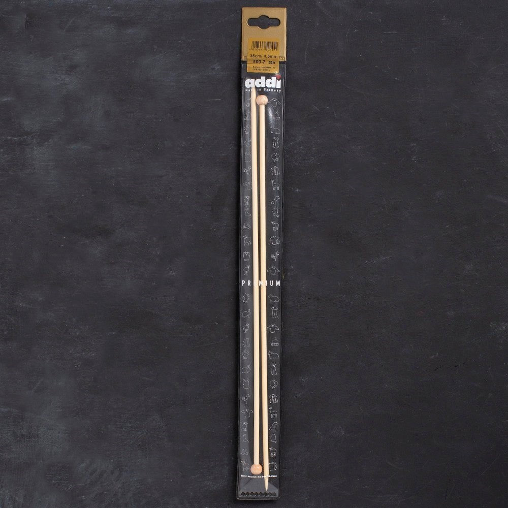 Addi Bambus 4,5mm 35cm Bambu Örgü Şişi - 500-7