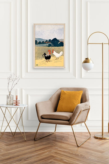 Edward Penfield Ahşap Çerçeveli Tablo 50 x 70