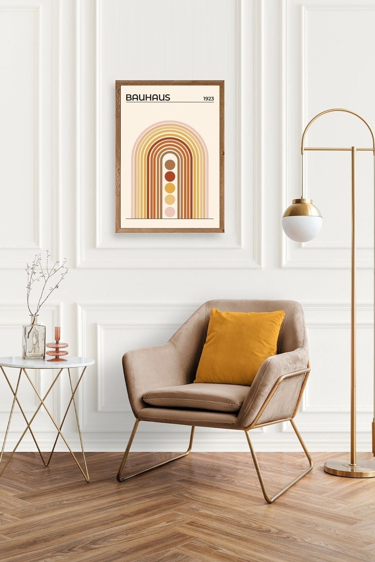 Bauhaus Ahşap Çerçeveli Tablo 50 x 70