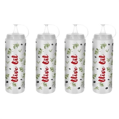 BUFFER® Şeffaf Kapaklı Sızdırmaz Yağlık Sosluk Şişesi Plastik Yağdanlık Master Chef AP-9471