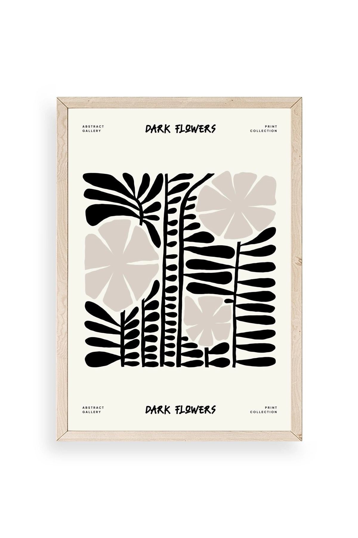 Çiçek Ahşap Çerçeveli Tablo 50 x 70