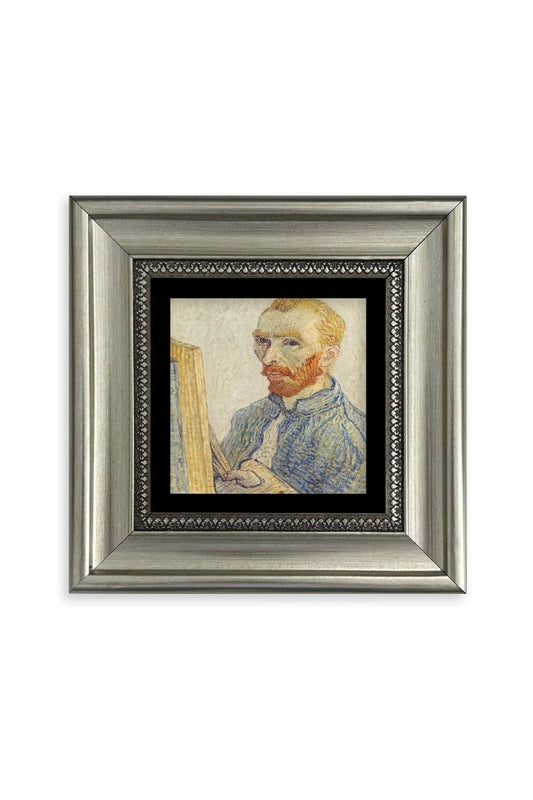Van Gogh Çerçeveli Taş Tablo 20 cm