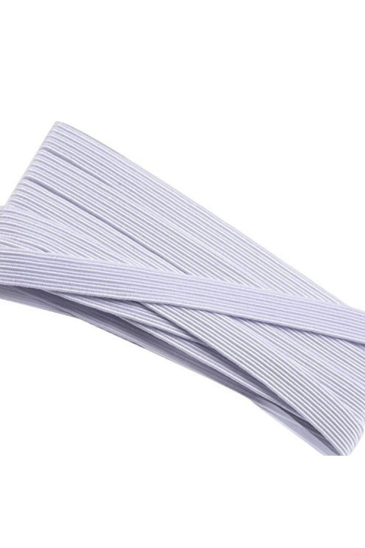 Lastik En 4 cm 10 Metre Beyaz