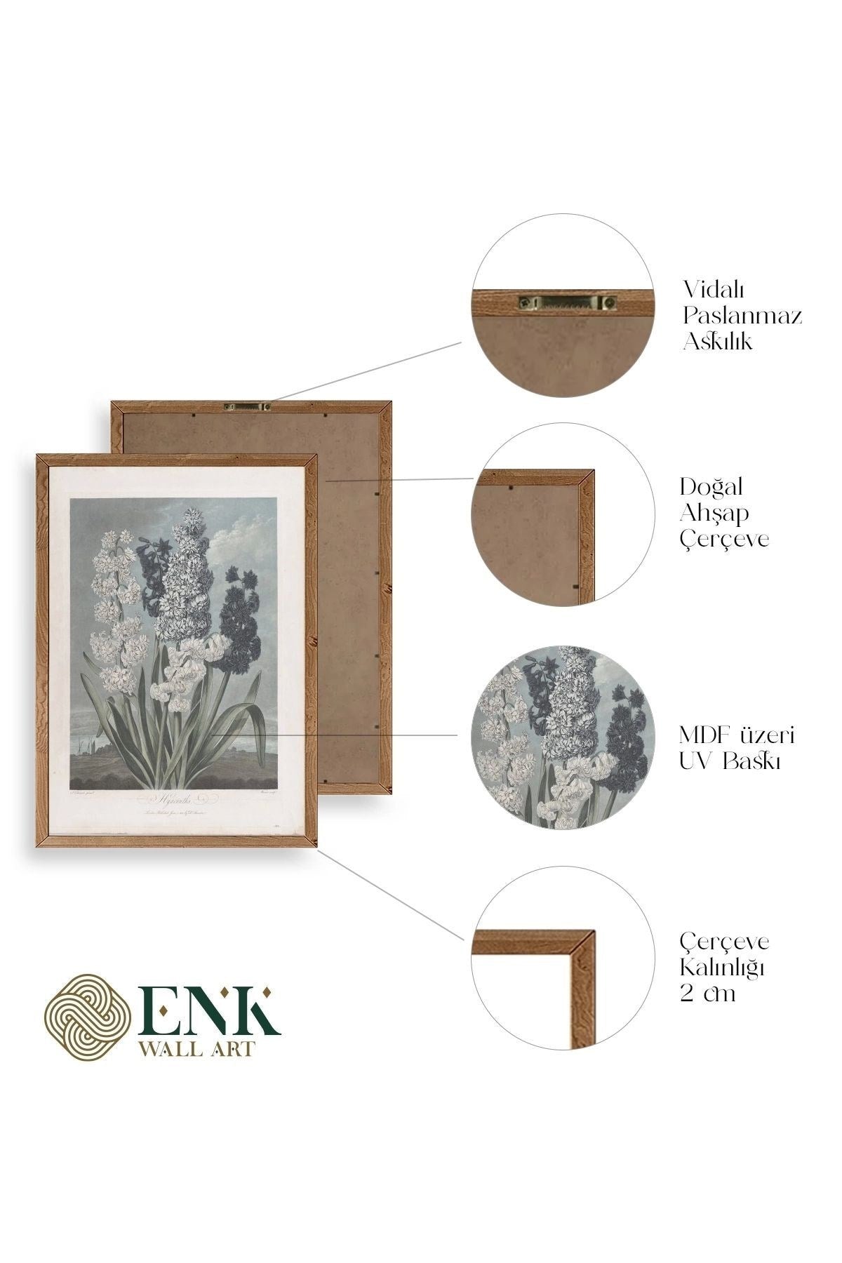 Legendarte Canvas Ahşap Çerçeveli Tablo 50 x 70