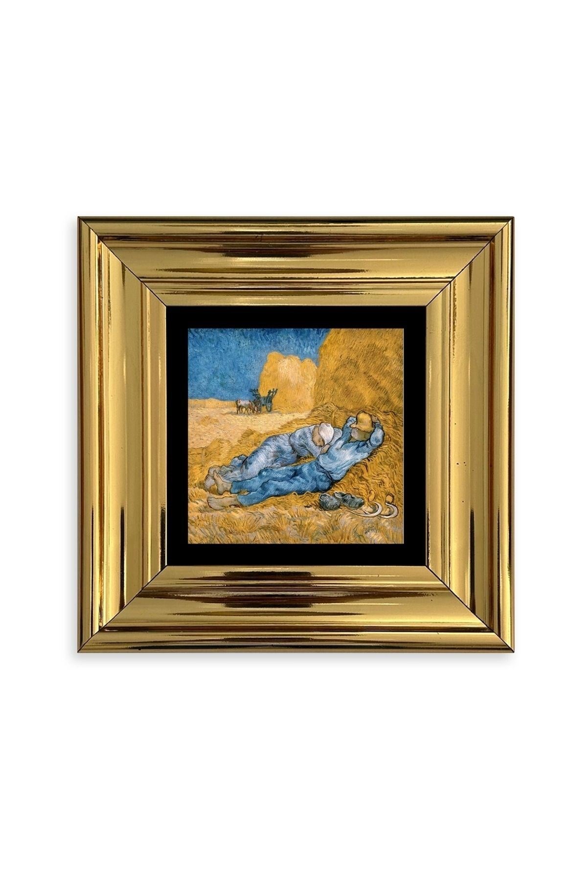 Van Gogh Çerçeveli Taş Tablo 20 cm