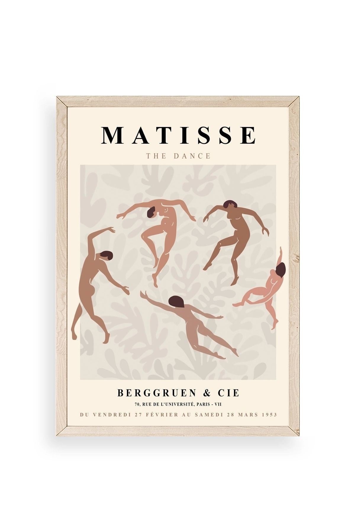 Matisse Ahşap Çerçeveli Tablo 50 x 70