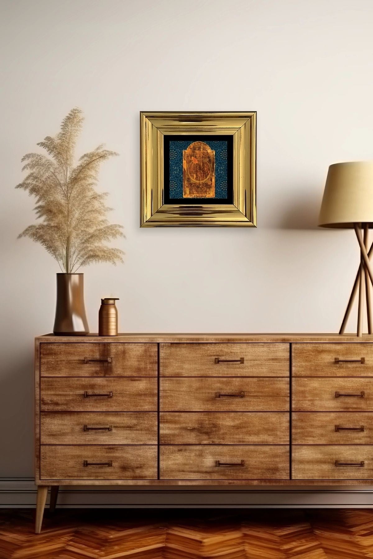 Hilye-i Şerif Çerçeveli Taş Tablo 20 cm