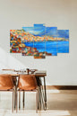 Deniz Manzarası 5 Parçalı Mdf Tablo 60 x 100