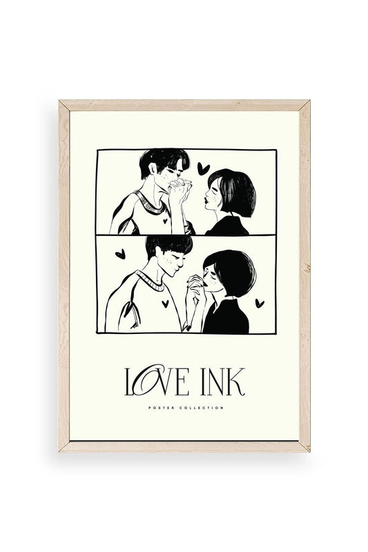 Love Ahşap Çerçeveli Tablo 17 x 23