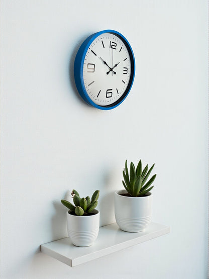 Zentime 36 Cm Mavi Dekoratid Duvar Saati