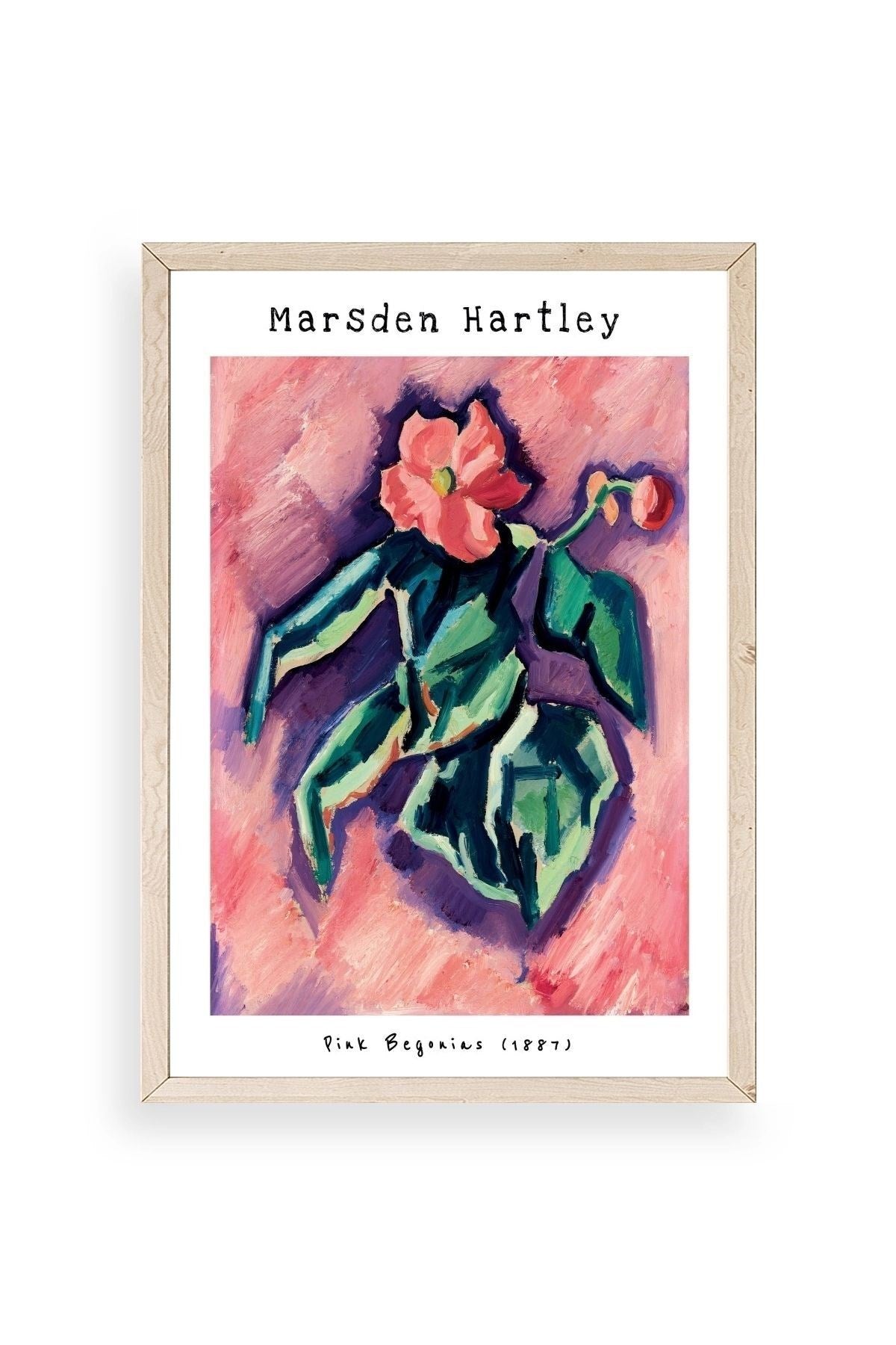 Marsden Hartley Ahşap Çerçeveli Tablo 50 x 70