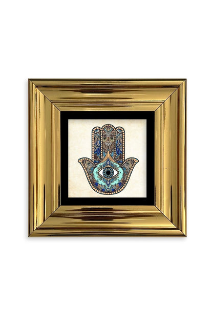 Fatma Ana Eli Çerçeveli Taş Tablo 20 cm