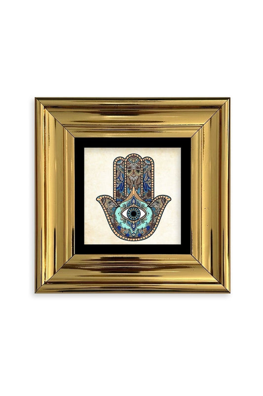 Fatma Ana Eli Çerçeveli Taş Tablo 20 cm