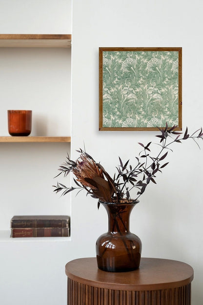 Çiçek Ahşap Çerçeveli Tablo 23 x 23