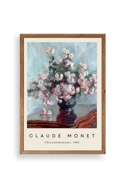 Claude Monet Ahşap Çerçeveli Tablo 30 x 42