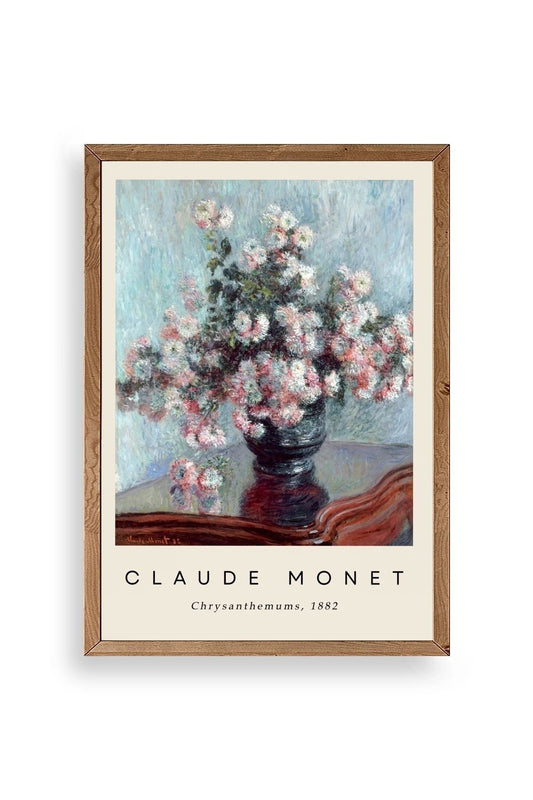 Claude Monet Ahşap Çerçeveli Tablo 30 x 42
