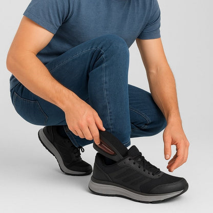 BUFFER® 5 cm Boy Uzatıcı Silikon Ortopedik Topuk Tabanlık – Yüksek Konforlu Gizli Yükseltici Ped (Unisex)