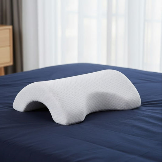 BUFFER® % 100 Visco Kavisli Ortopedik Yıkanabilir Kumaş Kılıflı Bel Boyun Bacak Ağrıları İçin Yastık