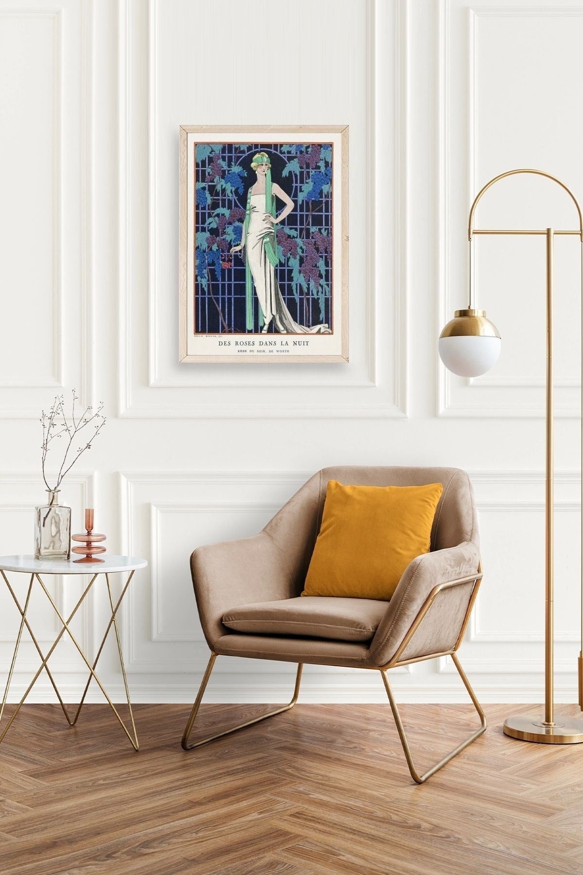 George Barber Ahşap Çerçeveli Tablo 23 x 30