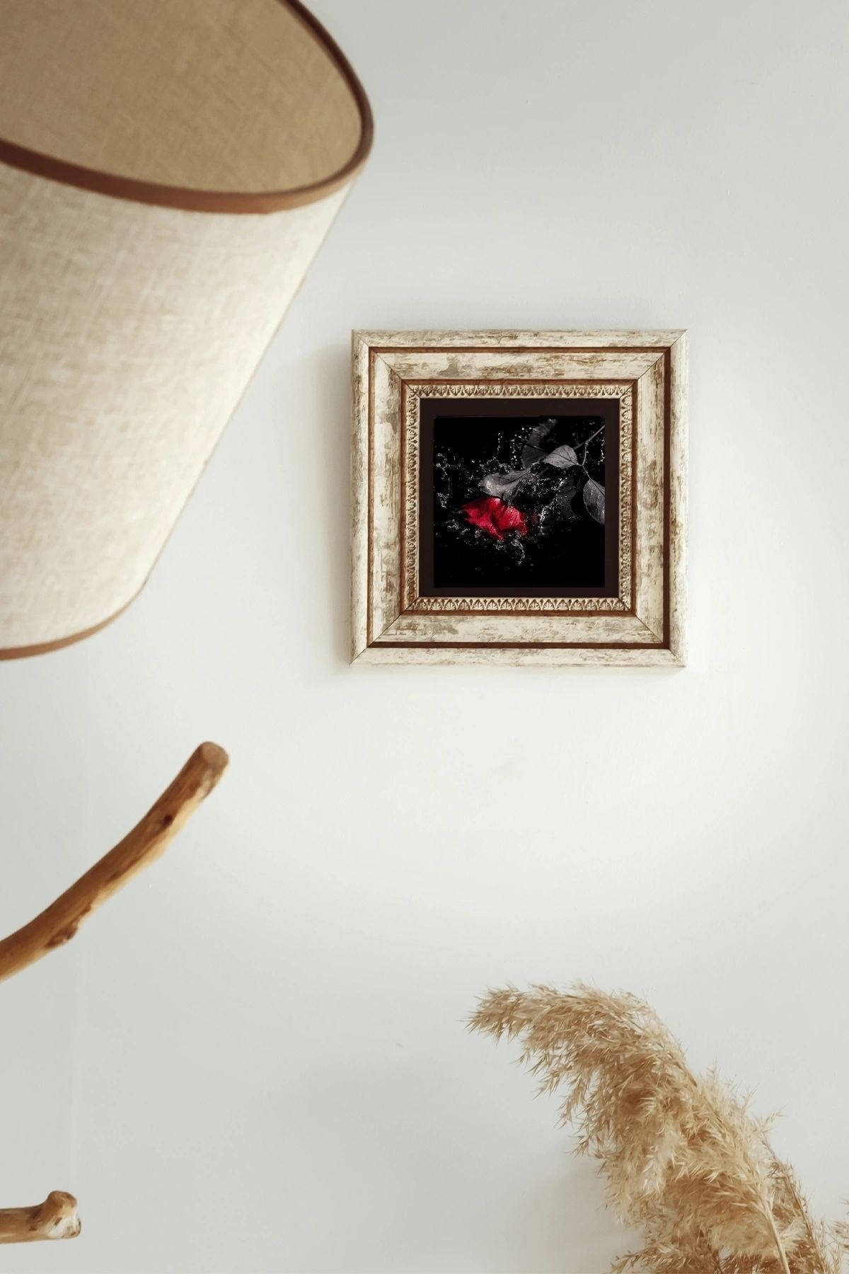 Çerçeveli Taş Tablo , Çerçeveli Taş Duvar Dekoru-enkcrcvtbl-00107 20 cm