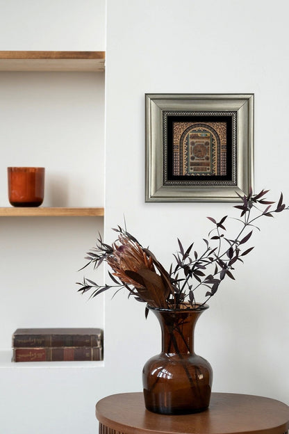 Hilye-i Şerif Çerçeveli Taş Tablo 20 cm