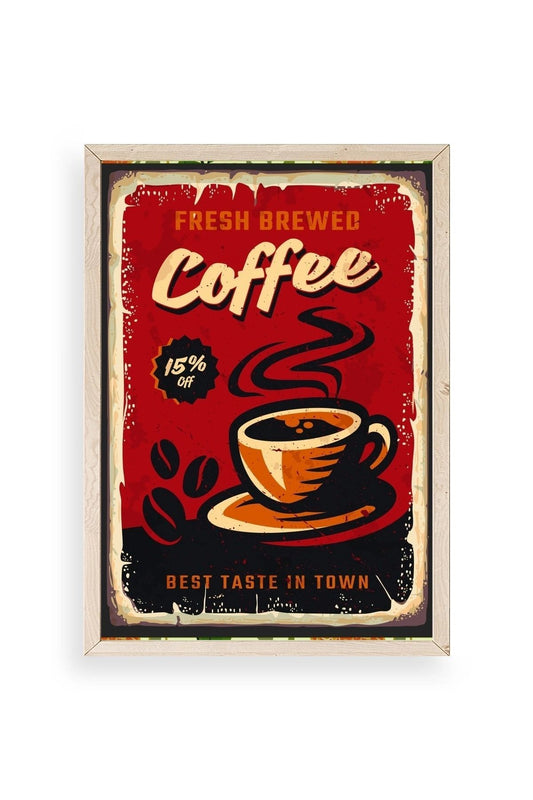 Kahve Ahşap Çerçeveli Tablo 50 x 70