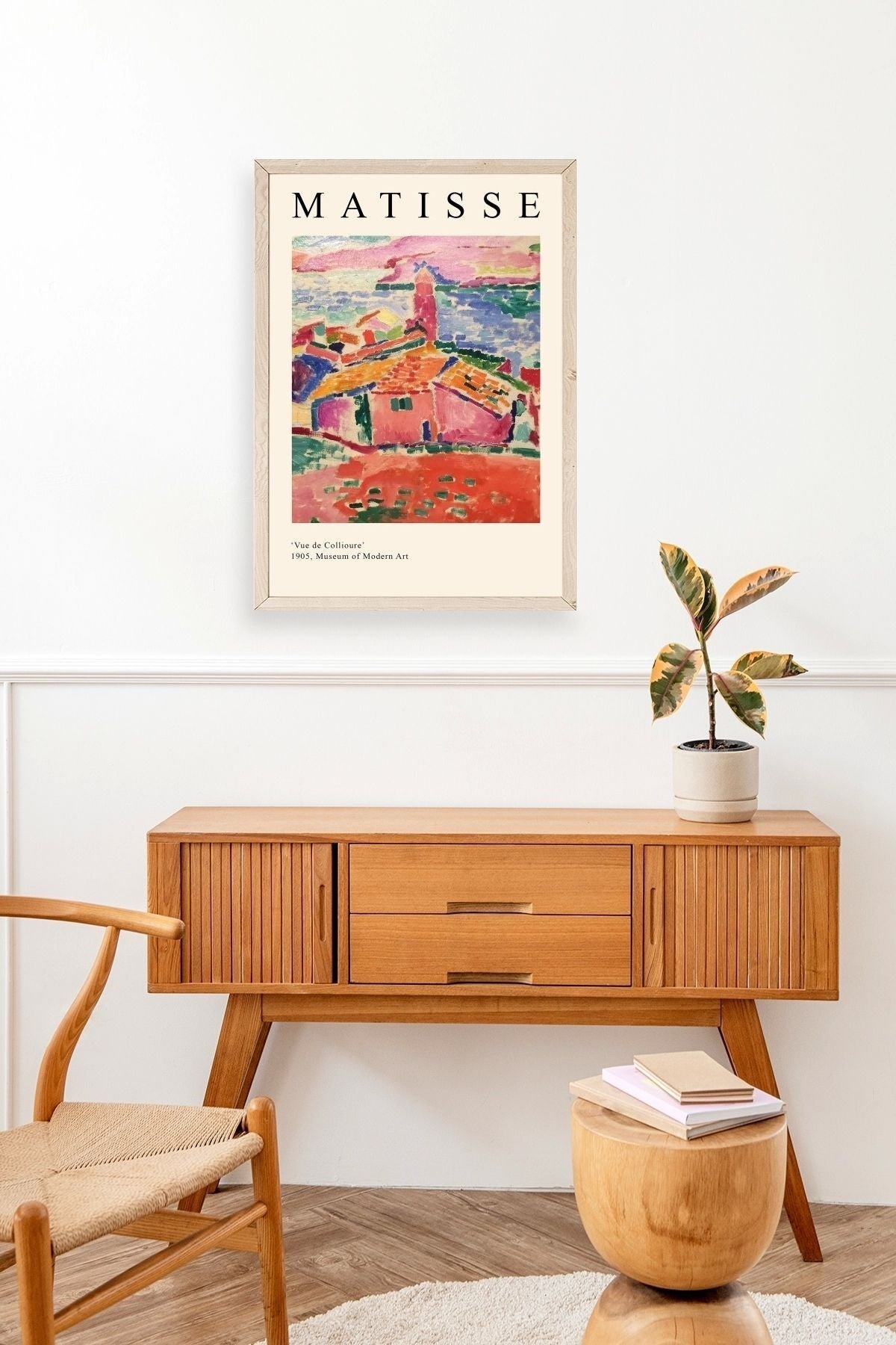 Henri Matisse Ahşap Çerçeveli Tablo 23 x 30