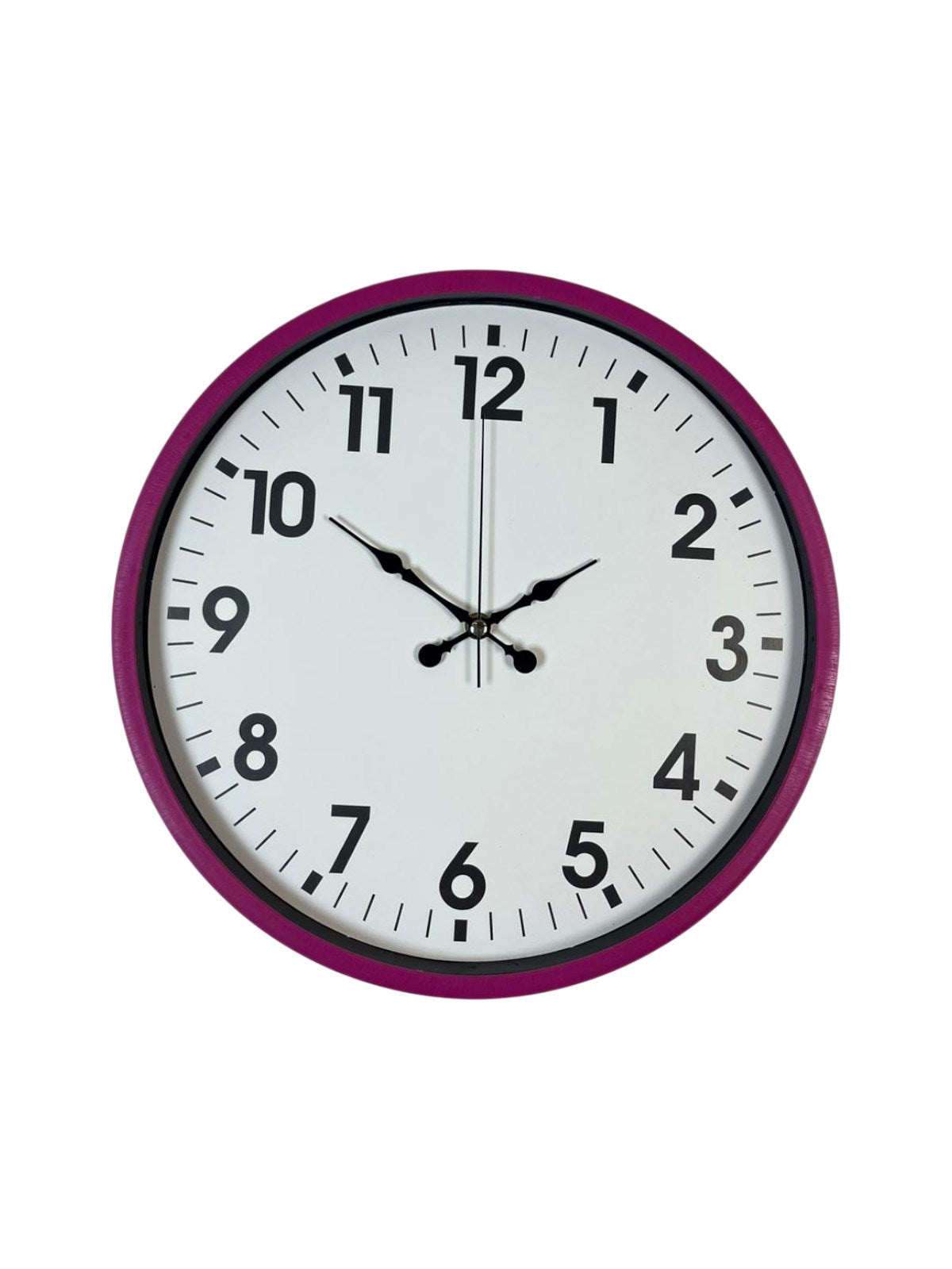 Zentime 36 Cm Pembe Dekoratif Duvar Saati