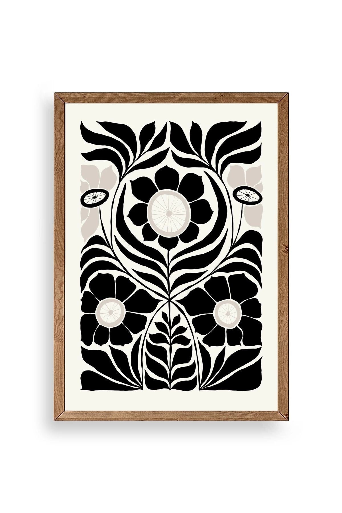 Desen Ahşap Çerçeveli Tablo 23 x 30