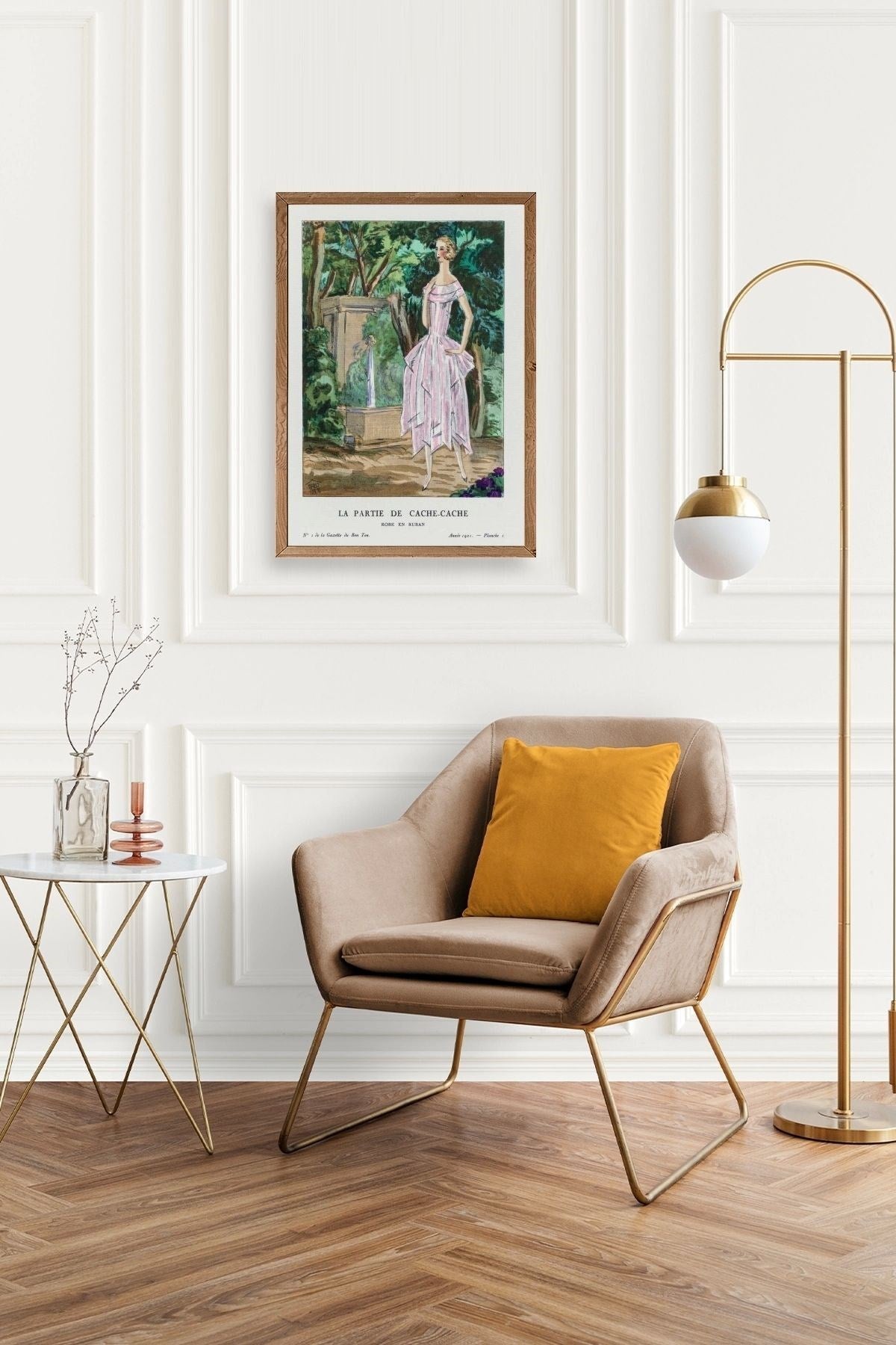 Bon Ton Gazetesi Ahşap Çerçeveli Tablo 17 x 23