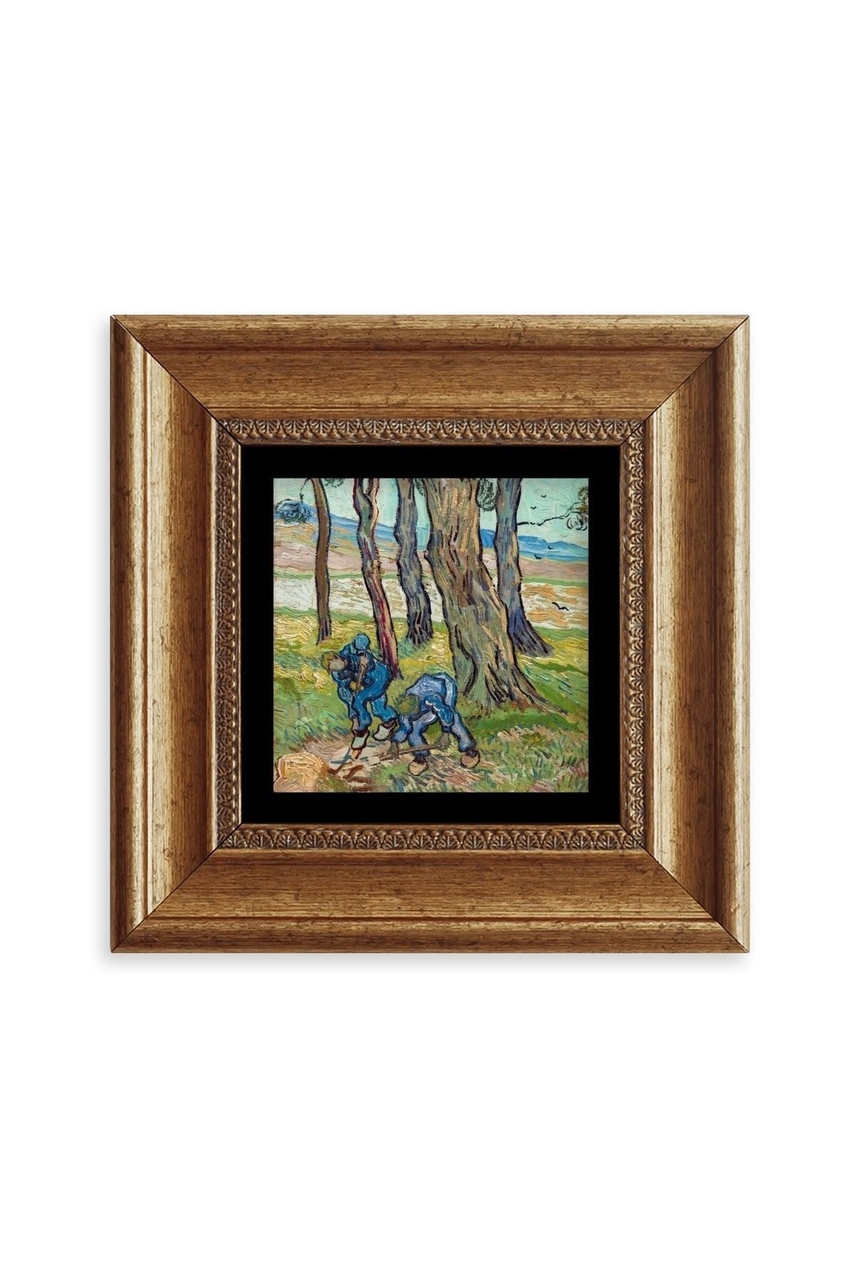Van Gogh Çerçeveli Taş Tablo 20 cm