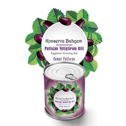 BUFFER® Konserve Bahçem Evde Konservede  Kemer PatlıcanYetiştirme Kiti