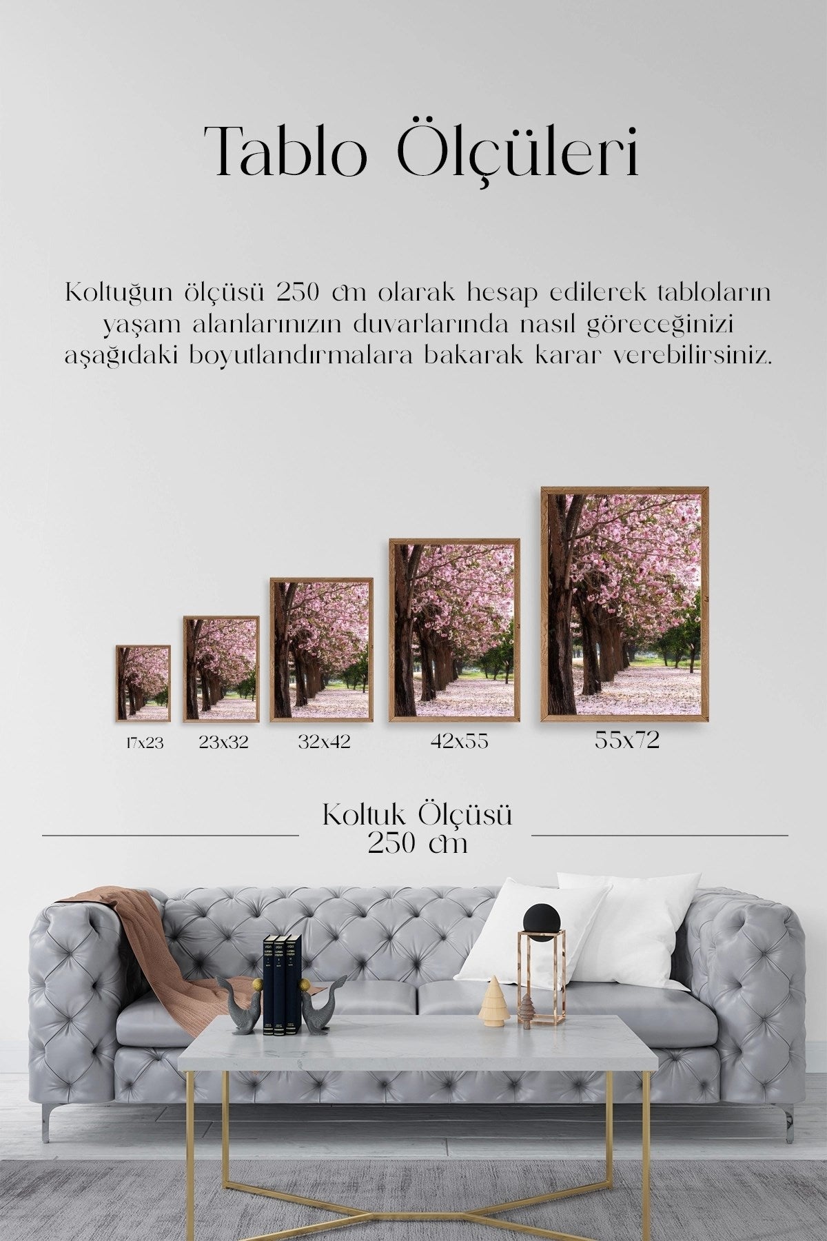 Manzara Ahşap Çerçeveli Tablo 23 x 30