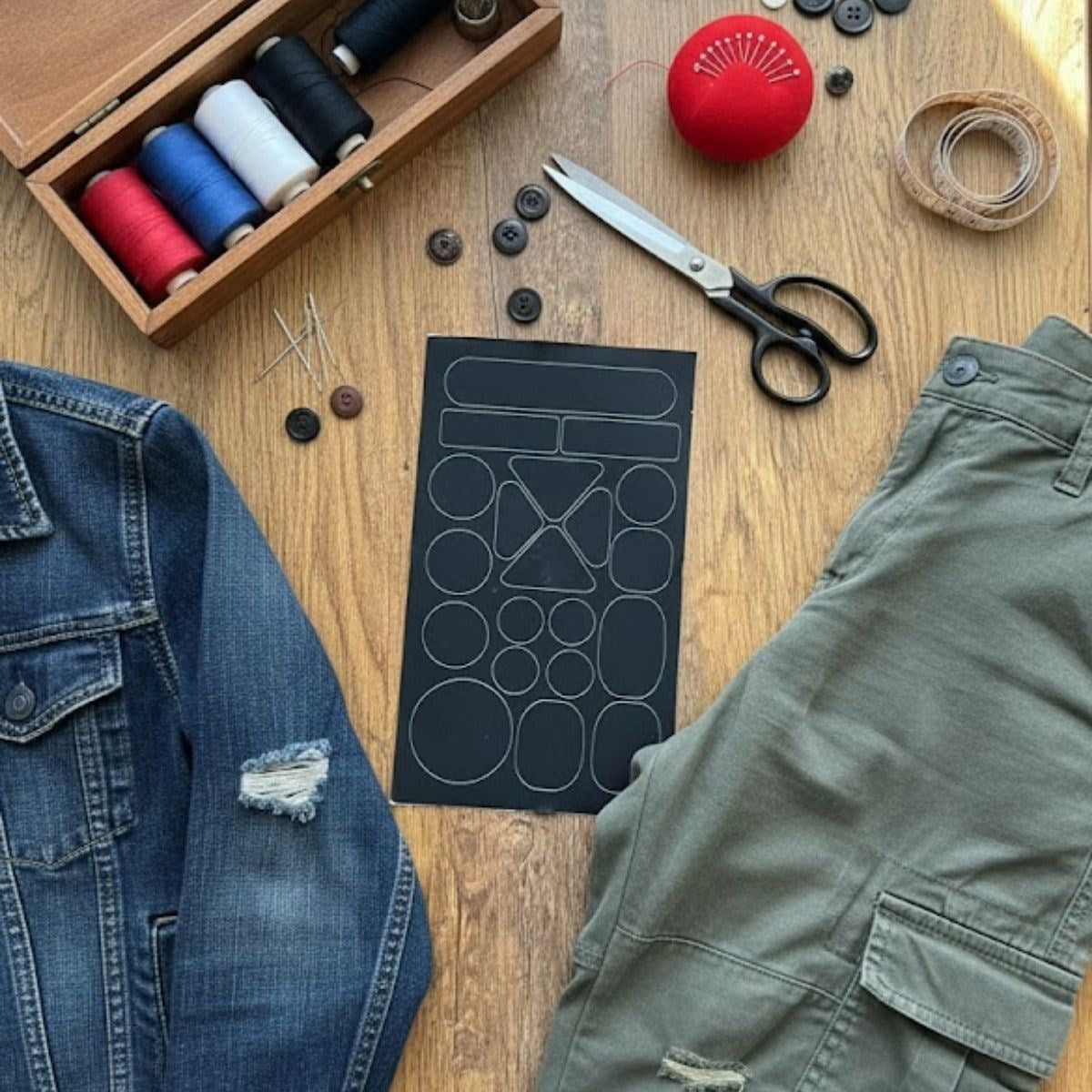 Siyah Yapışkanlı Yama Bantları – Delik Kapatma, Yırtık ve Aşınma İçin Güçlü Tamir Bandı