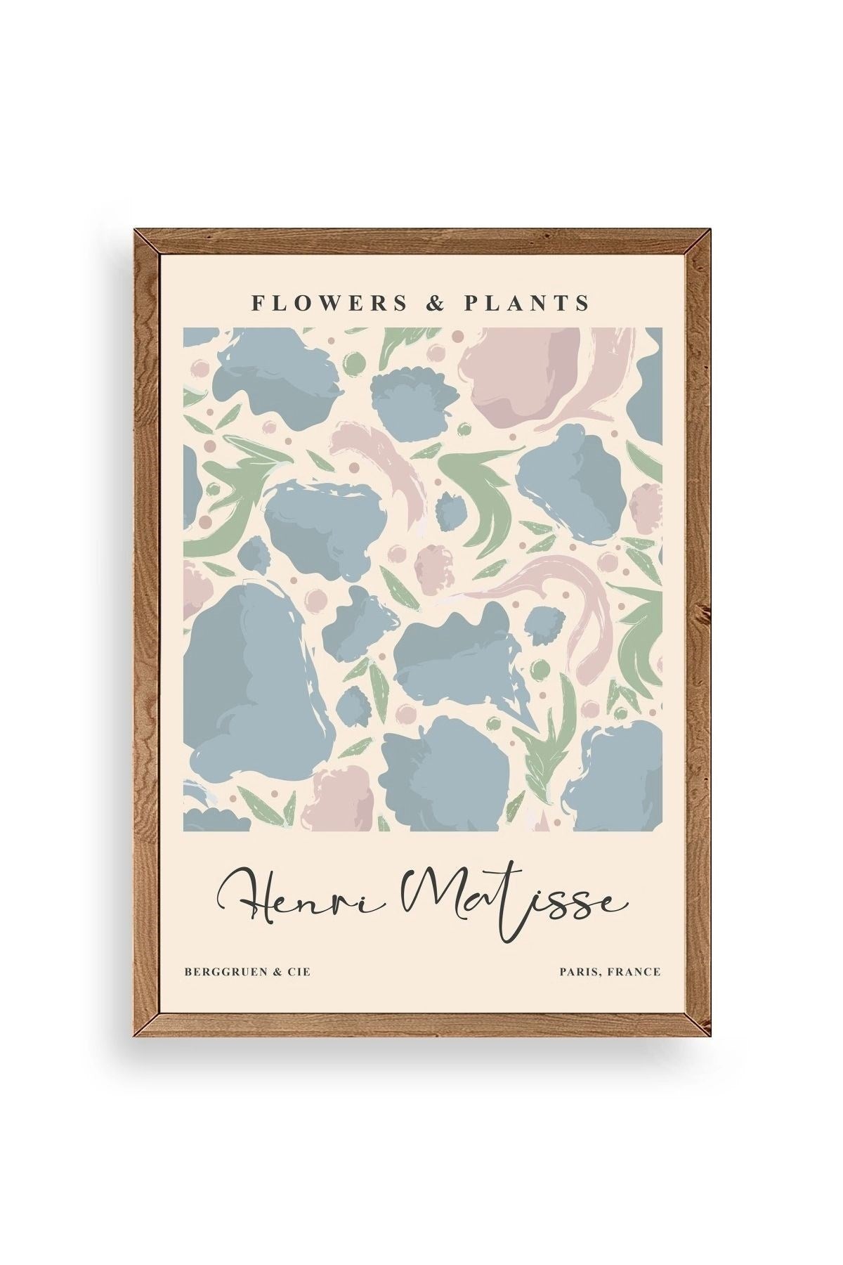 Henri Matisse Ahşap Çerçeveli Tablo 30 x 42