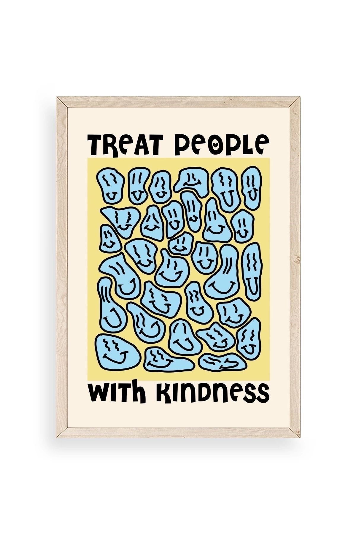 Motto Ahşap Çerçeveli Tablo 23 x 30