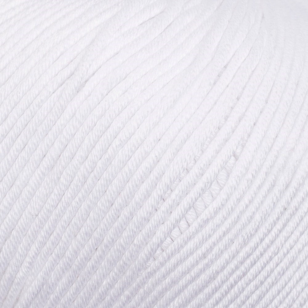 La Mia XL Mercerized Beyaz El Örgü İpi - 2 - 33759