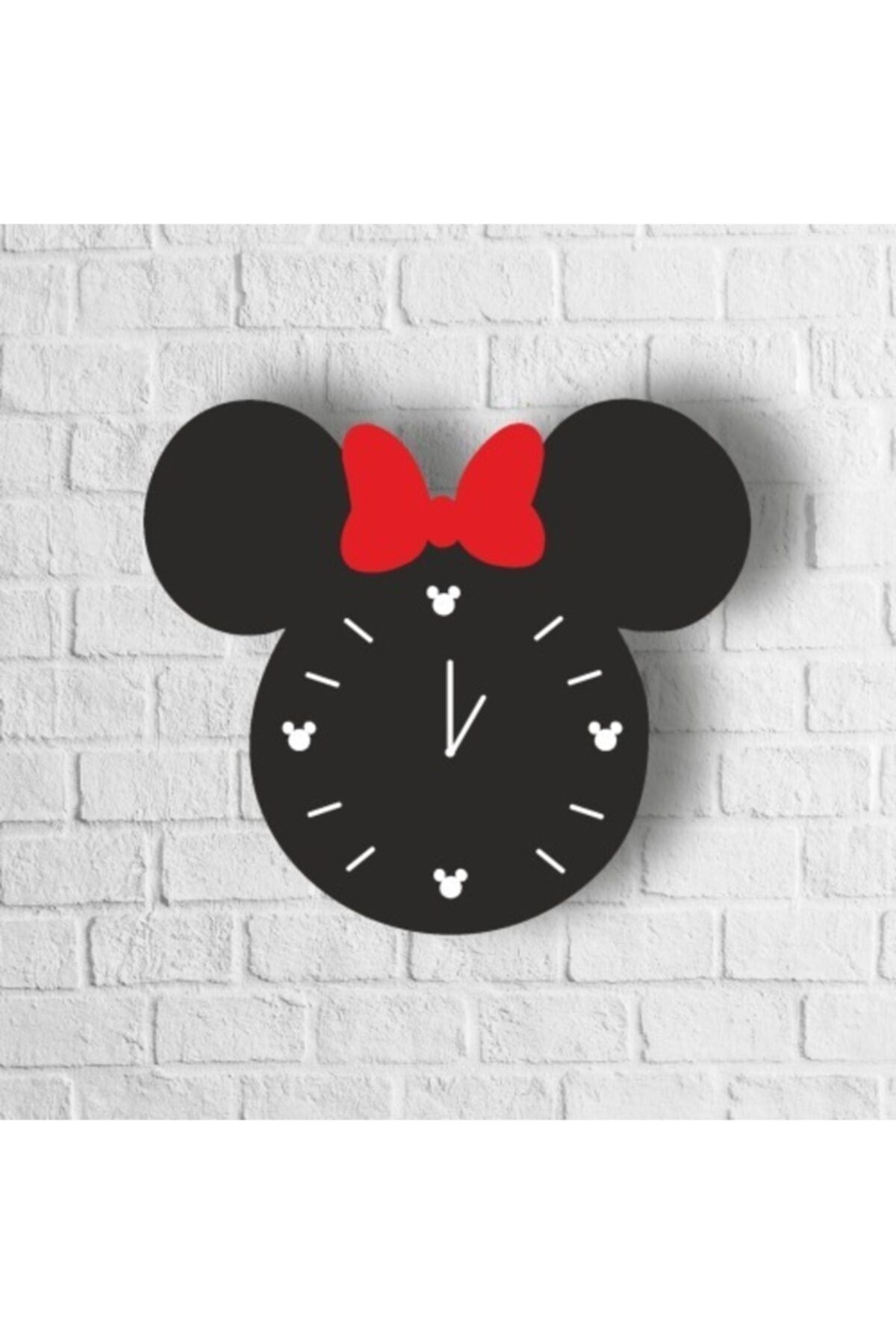 Mickey Mouse Ahşap Duvar Saati 50 x 41