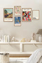 Ünlü Tablo Seti 5'li Tablo 30 x 40