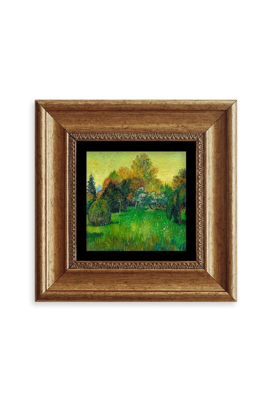 Van Gogh Çerçeveli Taş Tablo 20 cm