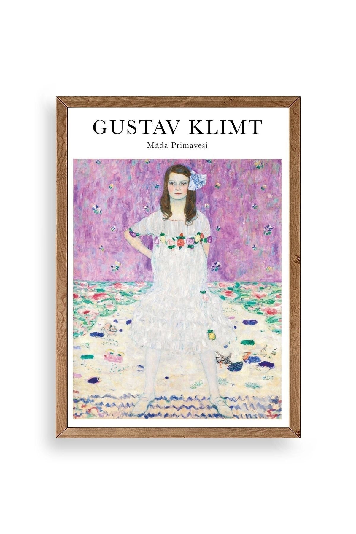 Gustav Klimt Ahşap Çerçeveli Tablo 50 x 70