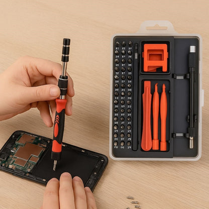 BUFFER® Çok Fonksiyonlu Manyetik Uçlu 52'si 1 Arada 42 Uçlu Saatçi Tornavida Seti